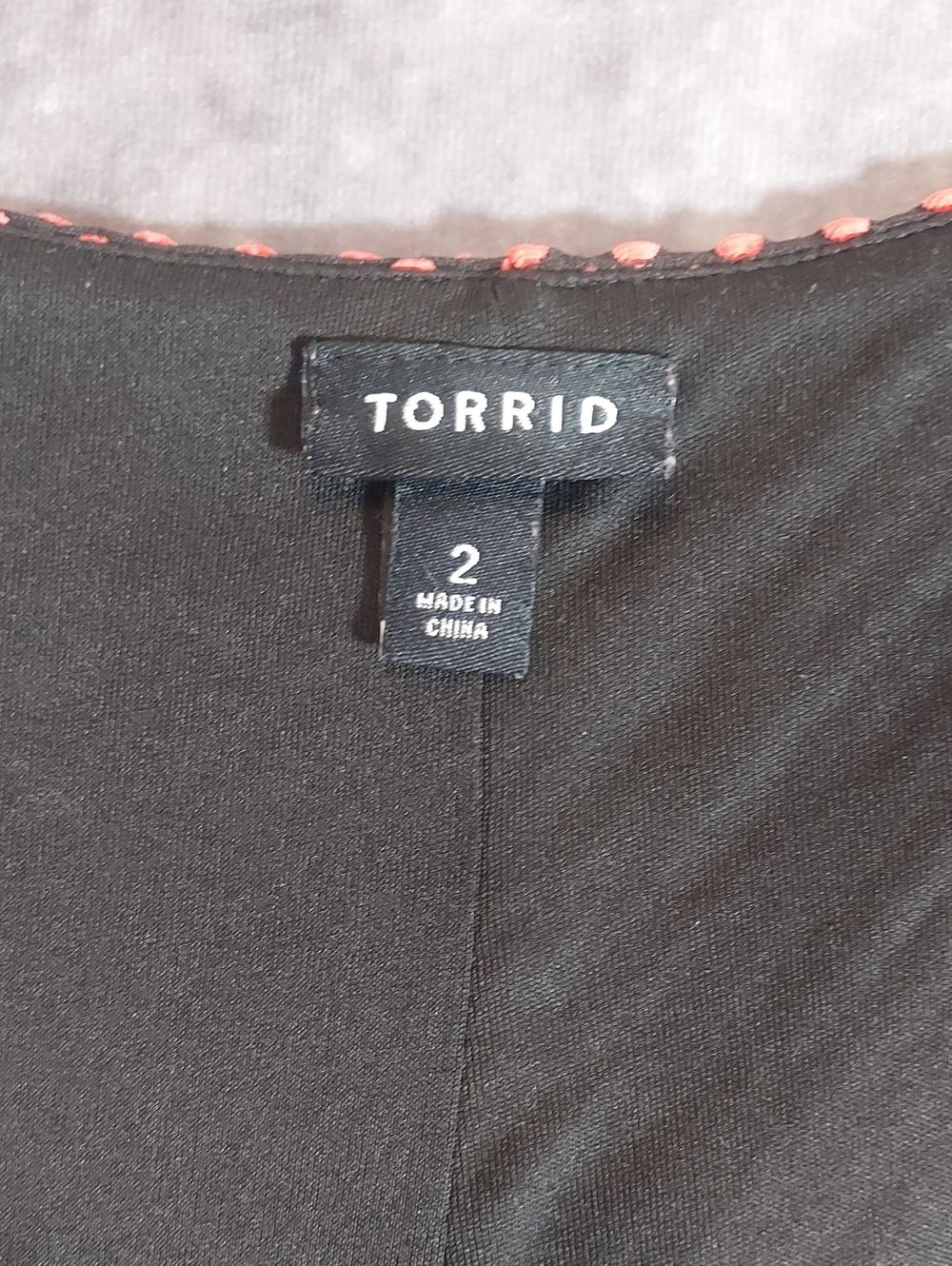 Torrid Red & Black Geo Dot Sleeveless Skater Dress Plus Size 2X (Size 2) Belted - Picture 3 of 11